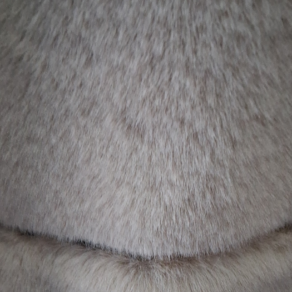 Karl Lagerfeld Beige Teddy Jacket - Picture 2 of 7